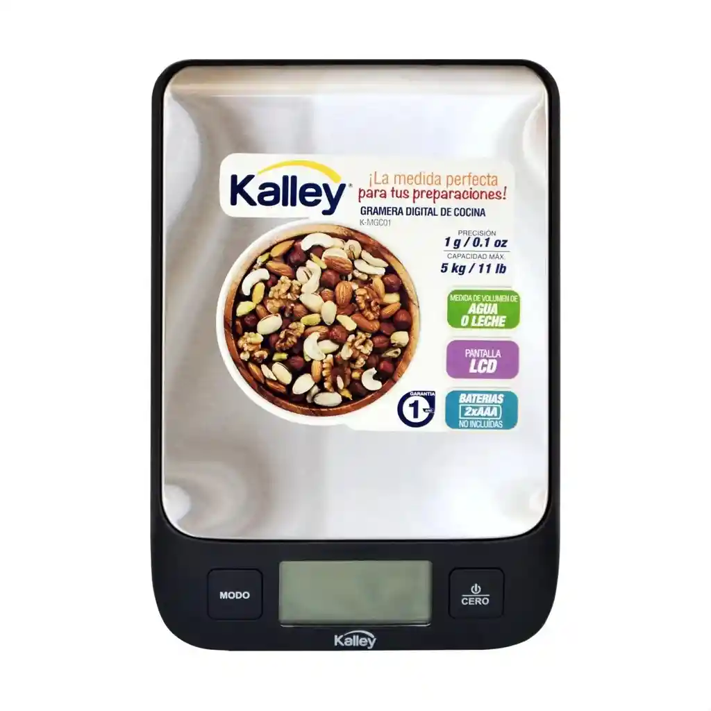 Kalley Bascula Gramera De Cocina Digital K-Mgc01