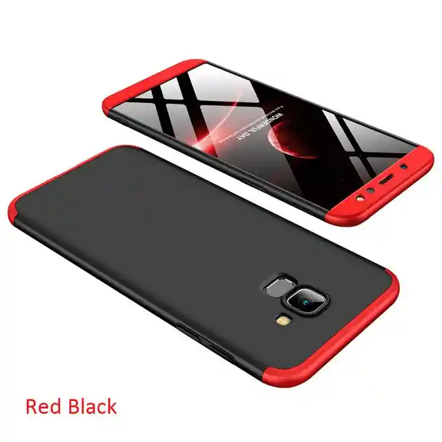 Estuche Carcasa Protector 360 Samsung Galaxy A6 Plus - ROJO