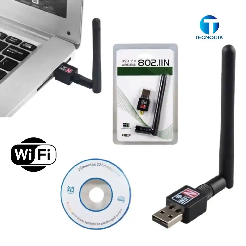 ANTENA ADAPTADOR WiFi