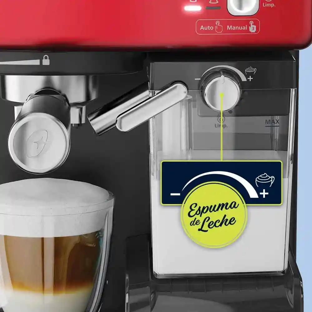 Oster Cafeteraautomatica De Espresso Capsulas Roja Primalatte Bvstem6603R