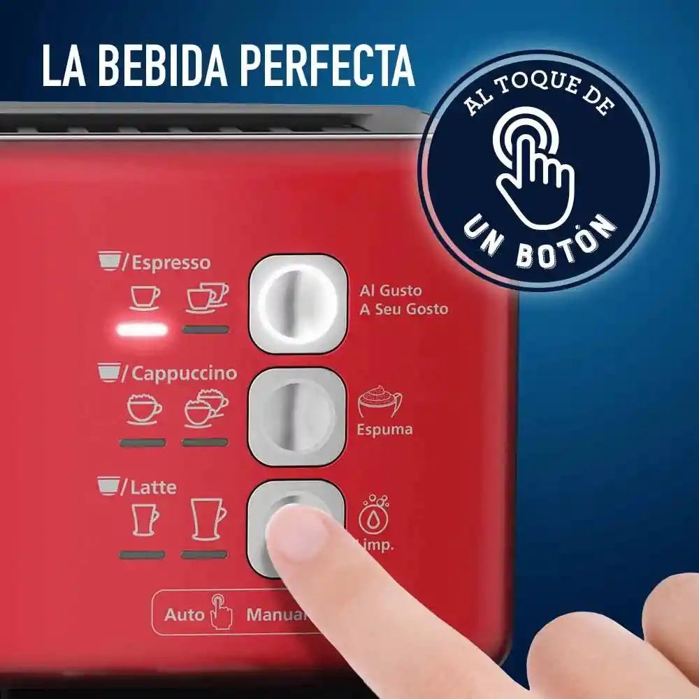 Oster Cafeteraautomatica De Espresso Capsulas Roja Primalatte Bvstem6603R