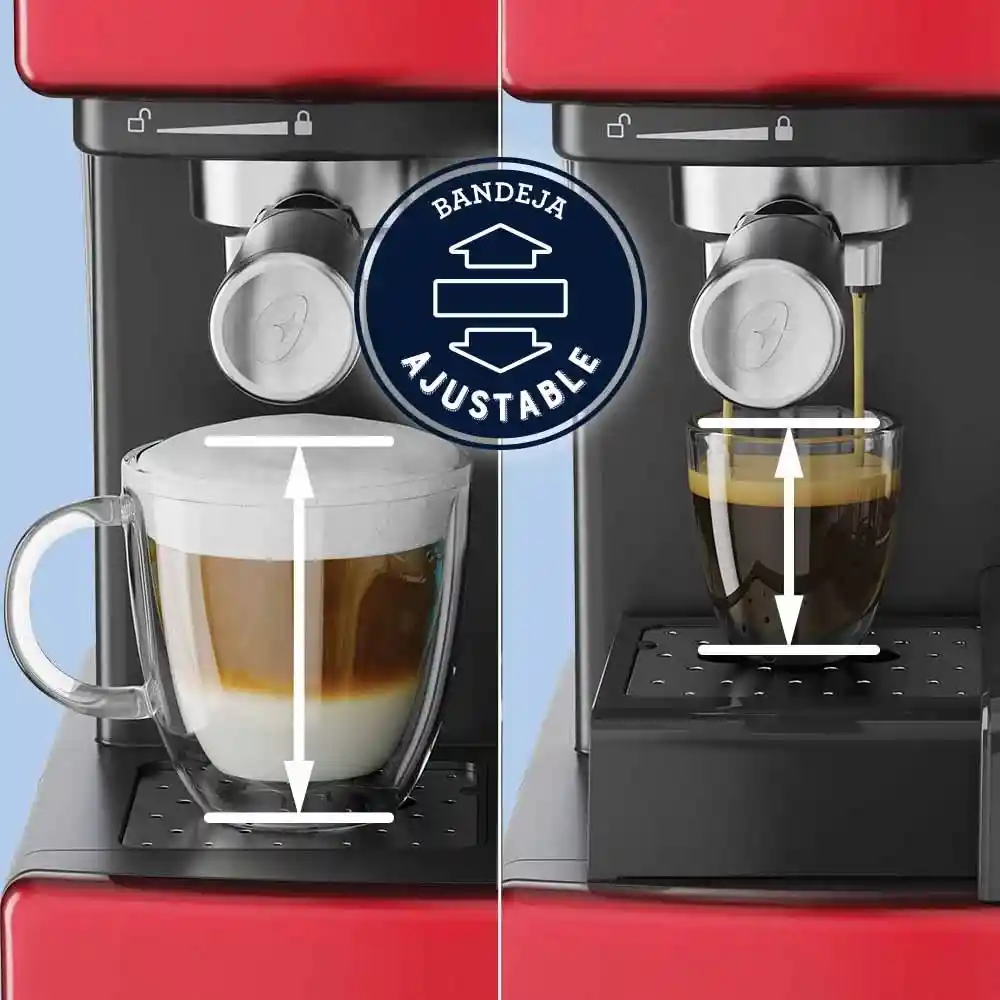 Oster Cafeteraautomatica De Espresso Capsulas Roja Primalatte Bvstem6603R