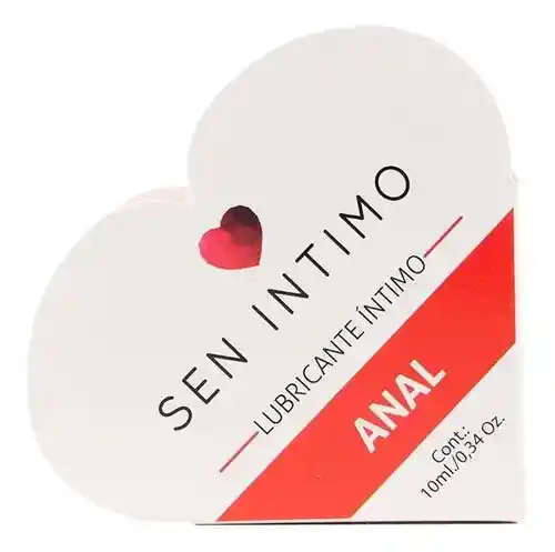 Lubricante Anal Corazón X10ml