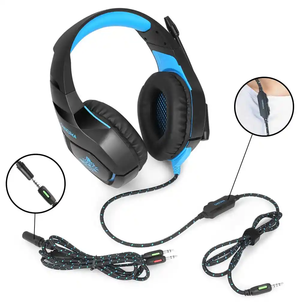 Audifonos Diadema Gamer P4/xb/ns/nsl Gamer Microfono K1b