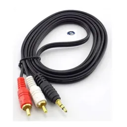 Cable Stereo A 2 Rca 3 Mt 2x1 Audio Auxiliar