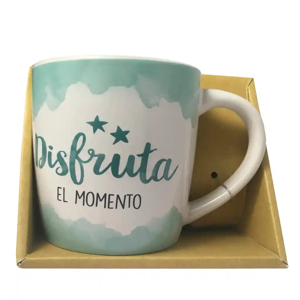 Nico taza Mug de Porcelana - Disfruta el momento