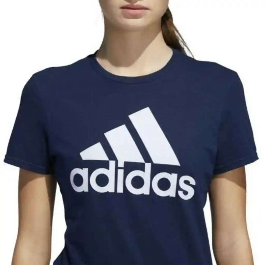 Talla S- Camiseta Mujer Adidas Must Haves Badge Of Sport Tee Dark Blue | Original