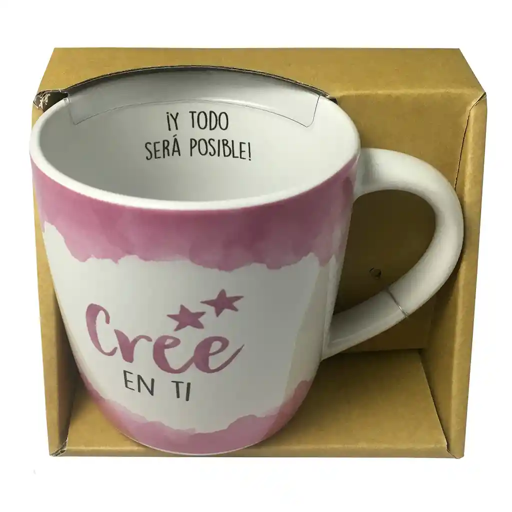 Nico taza Mug de Porcelana - Cree en tí...