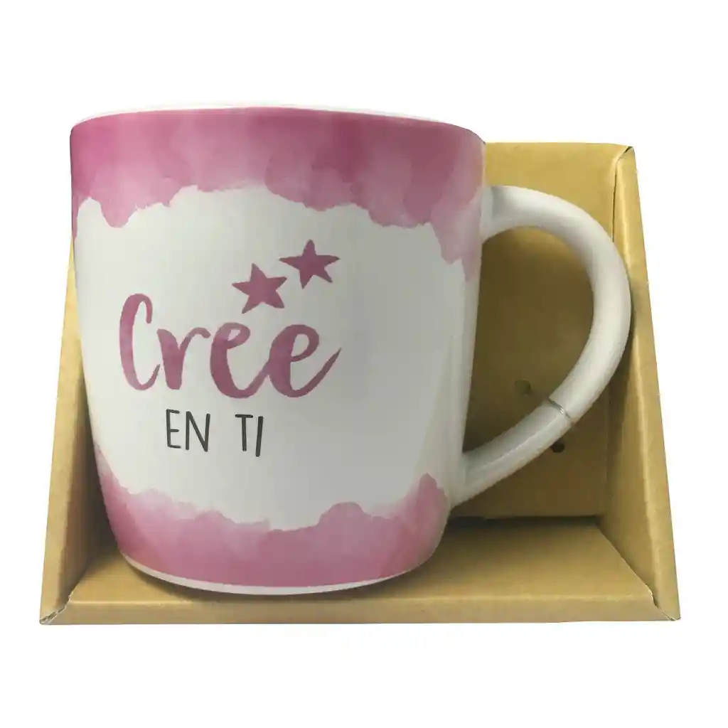 Nico taza Mug de Porcelana - Cree en tí...