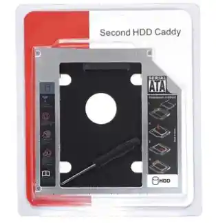 Caddy adaptador 12.7mm discos hdd y ssd de 2.5