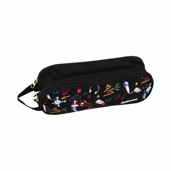 Cartuchera  TopDrawer Shine Printed Street Black