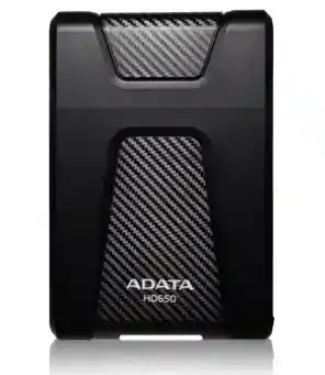 Adata Disco Duro Externo Hd650 1Tb Usb 3.1 Antigolpes Negro