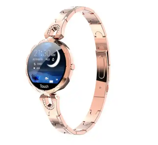 Smart Watch Ak15 Mujer De Lujo + Obsequio. Entrega Inmediata