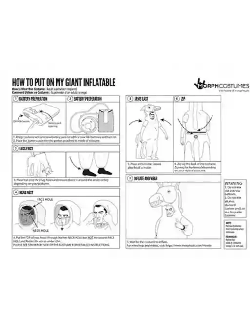 	Disfraz Inflable "Born To Ride"