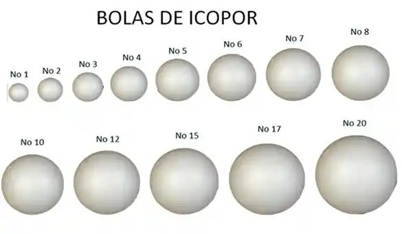 BOLA DE ICOPOR No. 01