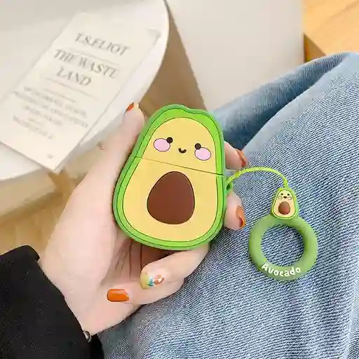 Airpods Funda Para 1/2 Gen. Diseño Aguacate