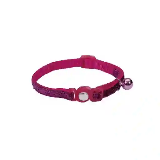 Collar Safe Cat Brillante Fucsia