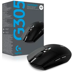 Logitech Mouse Gamer Inalámbrico G305 Negro