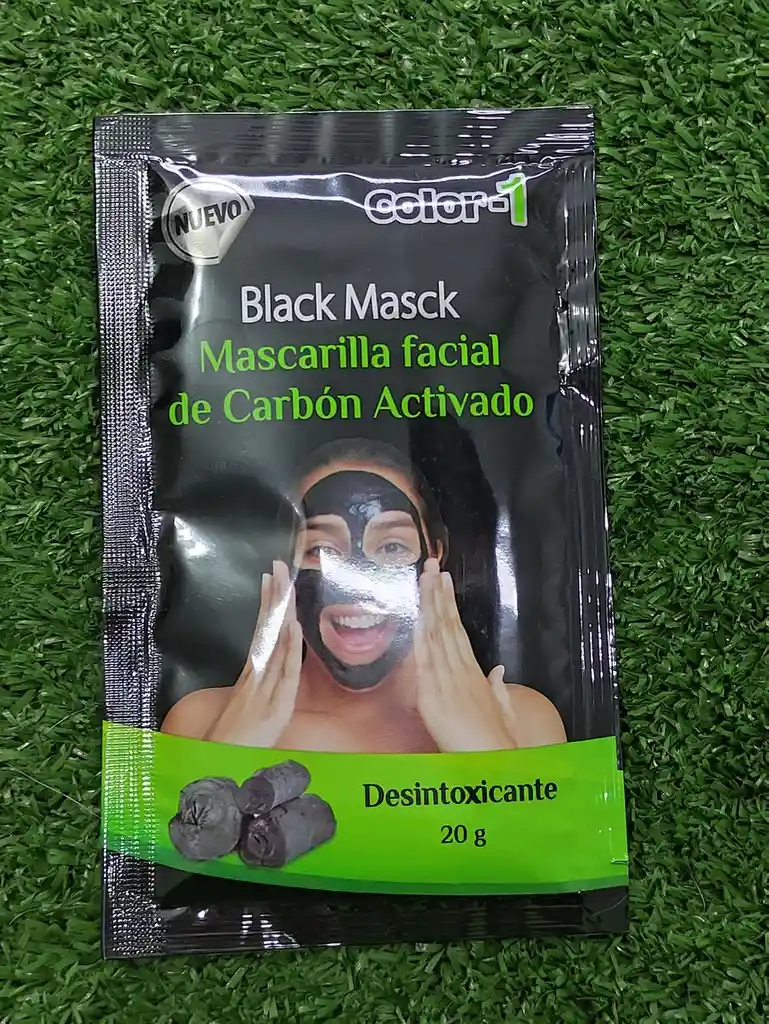 Mascarilla Facial Rejuvenecedora Carbon Activado | Desintoxicante | Color 1