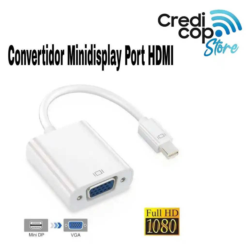 Convertidor Mini Display Port A Vga