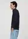 Buzo Jersey Antigua Navy Talla S Hombre Mango