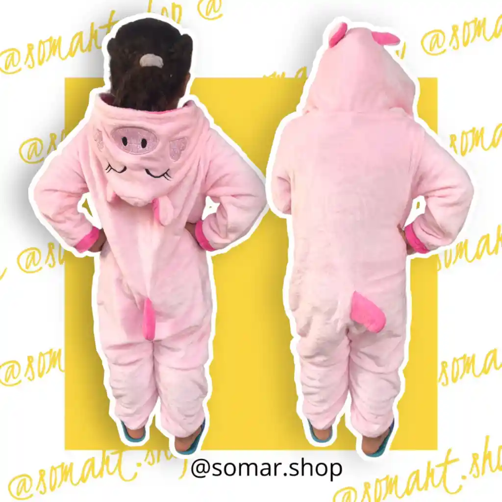 PIJAMA CERDITO NIÑOS