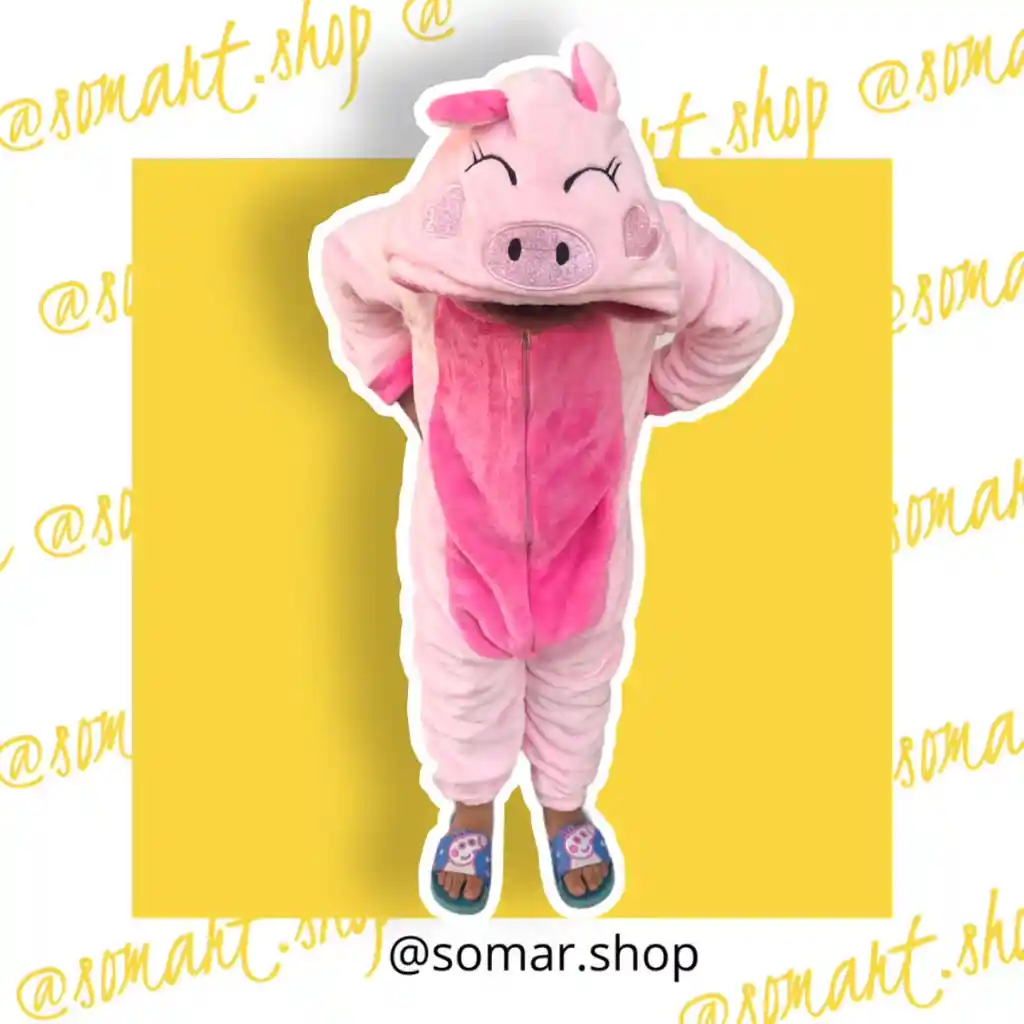 PIJAMA CERDITO NIÑOS