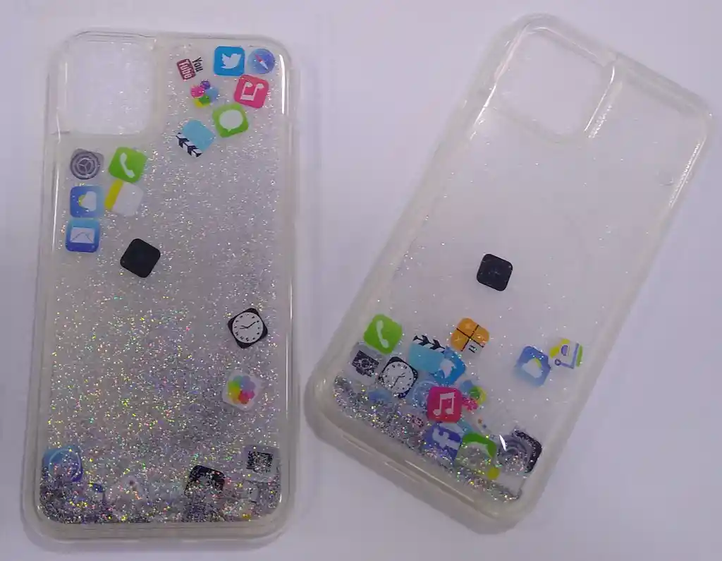 iPhoneForro Antishok Escarchado Para 12/12Pro
