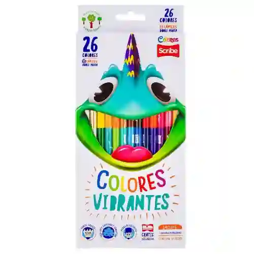 Scribe Colores *13/26 Doble Punta
