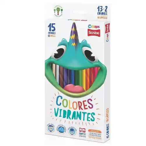 Scribe Colores Largos *15