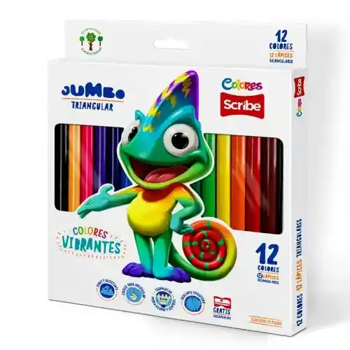 Scribe Colores Jumbo Triang* 12