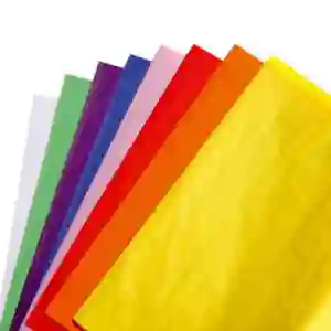 Papel Seda Pliego Paquete X10 Unidades Colores Surtidos