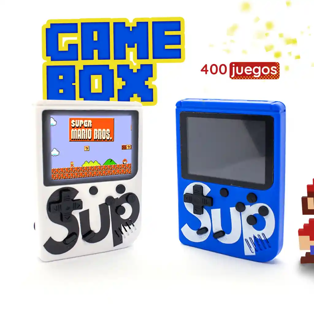 Mini Consola Sup 400 Juegos En 1 Game Box