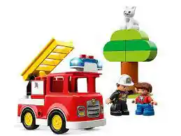 Lego Juguete De Construcción Camión De Bomberos Duplo 10901