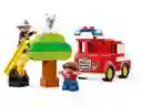 Lego Juguete De Construcción Camión De Bomberos Duplo 10901