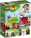 Lego Juguete De Construcción Camión De Bomberos Duplo 10901