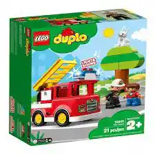 Lego Juguete De Construcción Camión De Bomberos Duplo 10901