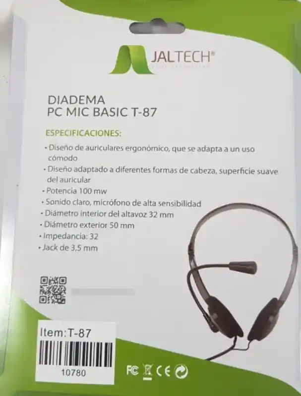 Diadema Con Microfono Economica Para Pc Y Laptop