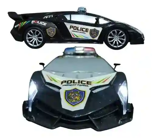 Cars Carro Policia Auto Control Remoto Coche Regalo