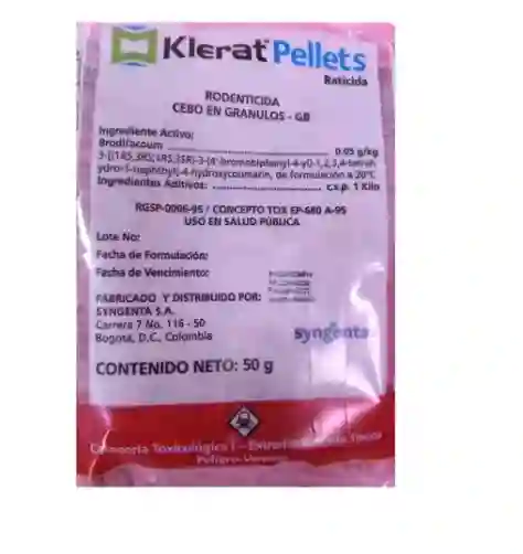 Klerat Pellets De 50 Gr