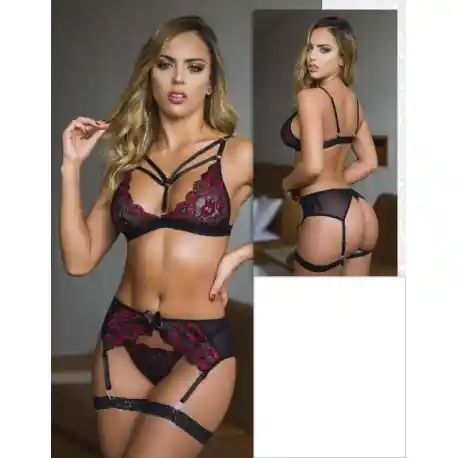 Conjunto liguero Paula