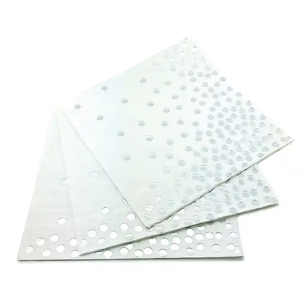 Servilletas Silver Dots