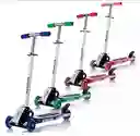 Patineta Monopatín Scooter Metalizada Colores QC-3100