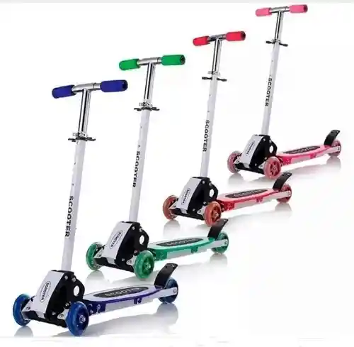 Patineta Monopatín Scooter Metalizada Colores QC-3100