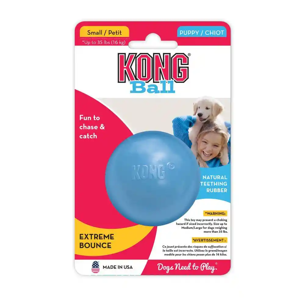 Kong ball para cachorros medianos y grandes