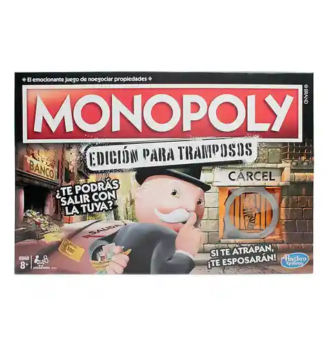 Monopoly Edición Para Tramposos En Español Hasbro Ref E1871