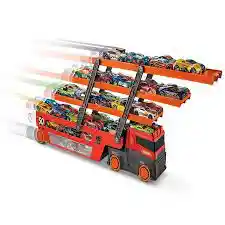 Camión Hot Wheels Mega Hauler Remolque Niñera Carro Niño