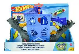 Hot Wheels Ataque A La Mansion Cocodrilo City 4-8 Mattel