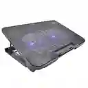 Base refrigerante ajustable N99 para portátil 2 ventiladores