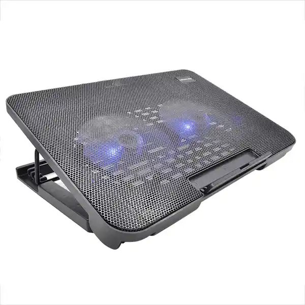 Base refrigerante ajustable N99 para portátil 2 ventiladores